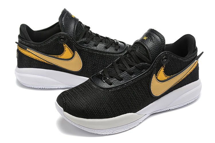 NIKE LEBRON 20 x BLACK METALLIC GOLD - Soul Replicas