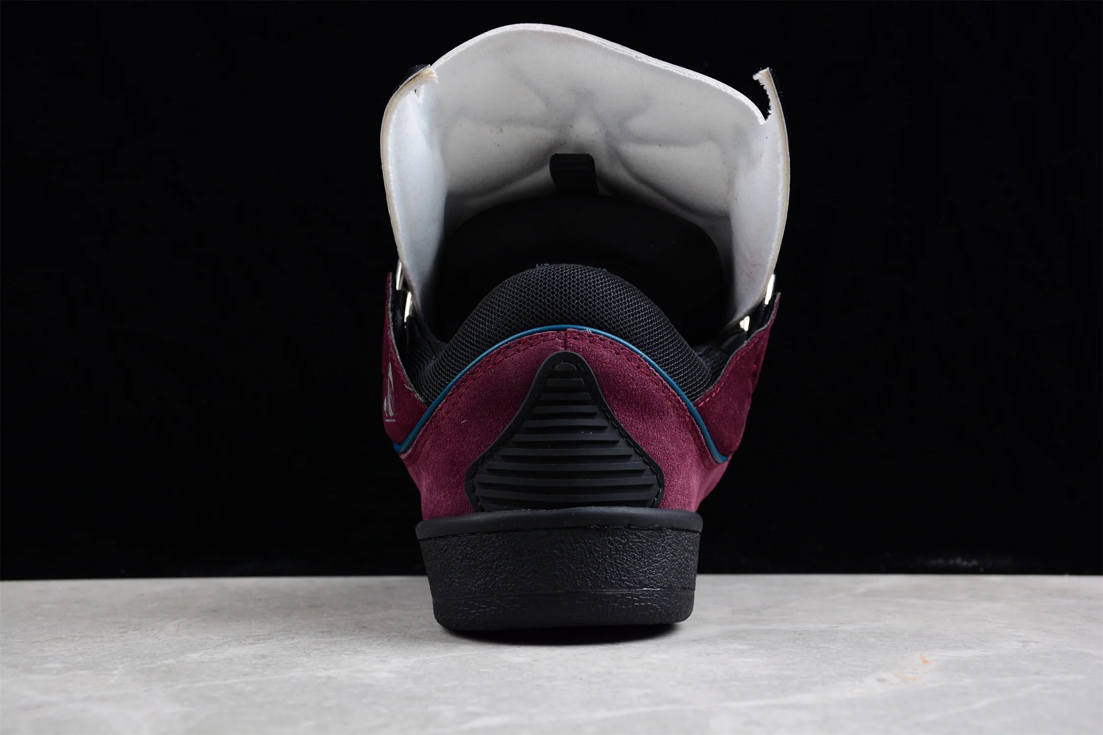 Lanvin Burgundy Suede Sneakers - Soul Replicas