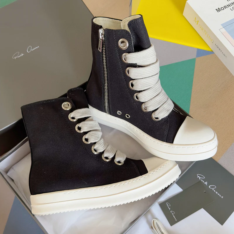 Rick Owens DRKSHDW Ramones High-Top Sneakers - Soul Replicas