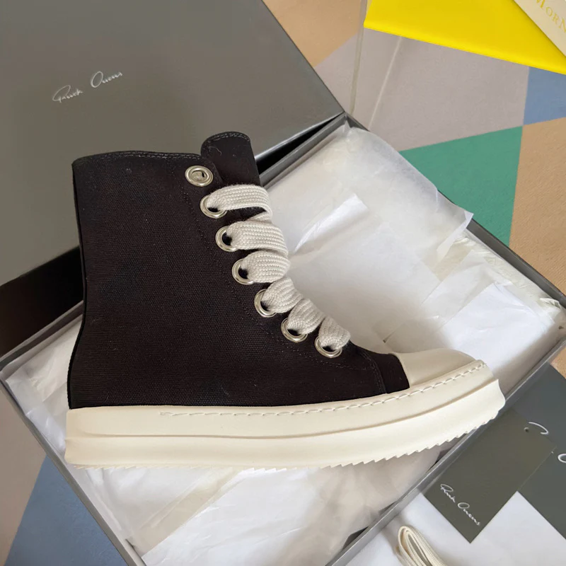Rick Owens DRKSHDW Ramones High-Top Sneakers - Soul Replicas