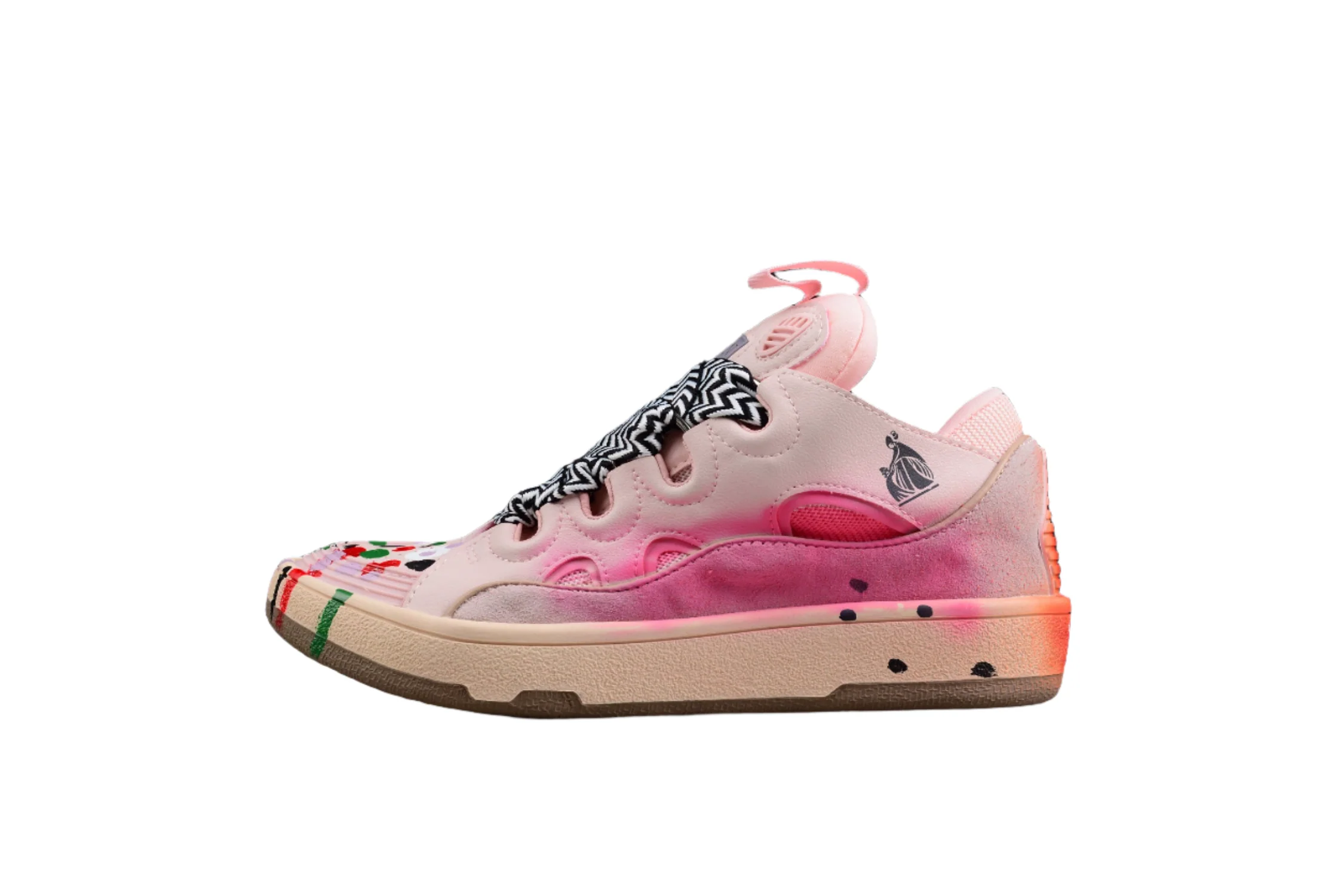 Vibrant Pink Low Top Sneakers - Soul Replicas