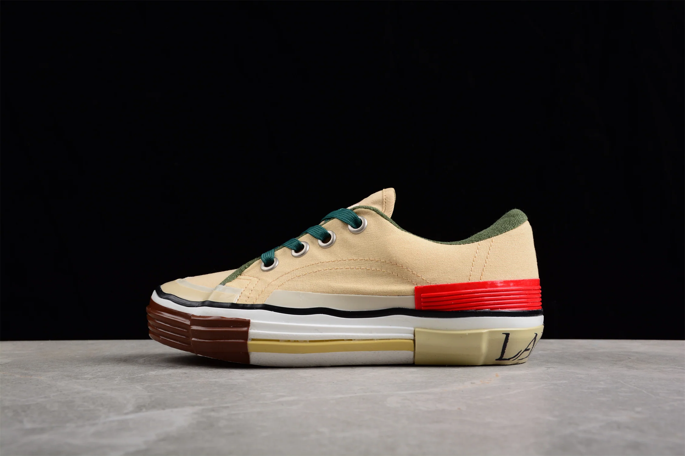 Multi-Color Canvas Low Top Sneakers - Soul Replicas