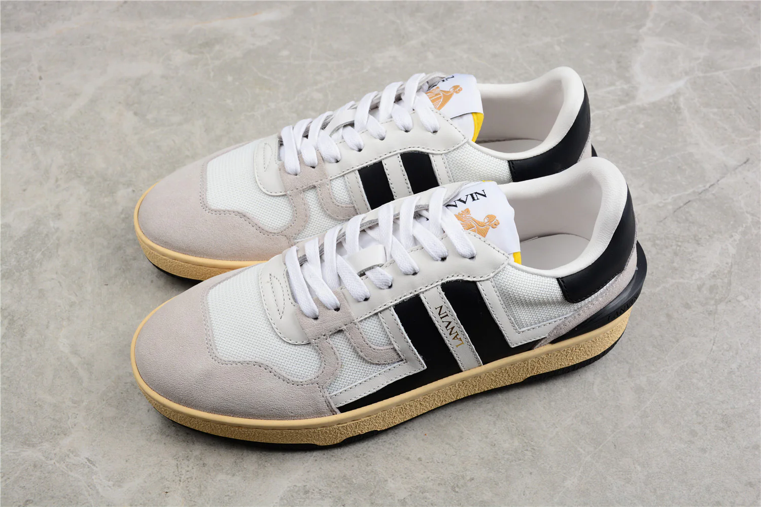 Lanvin Mesh and Suede Sneakers - Soul Replicas