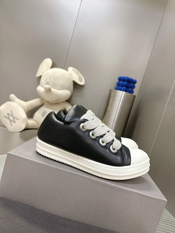 Rick Owens Black Low-Top Sneakers - Soul Replicas
