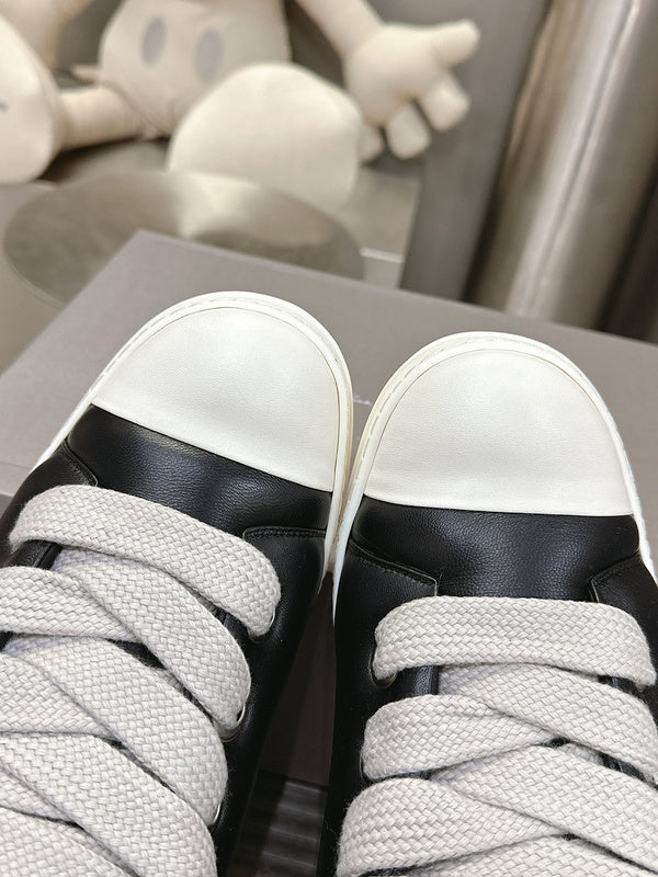 Rick Owens Black Low-Top Sneakers - Soul Replicas