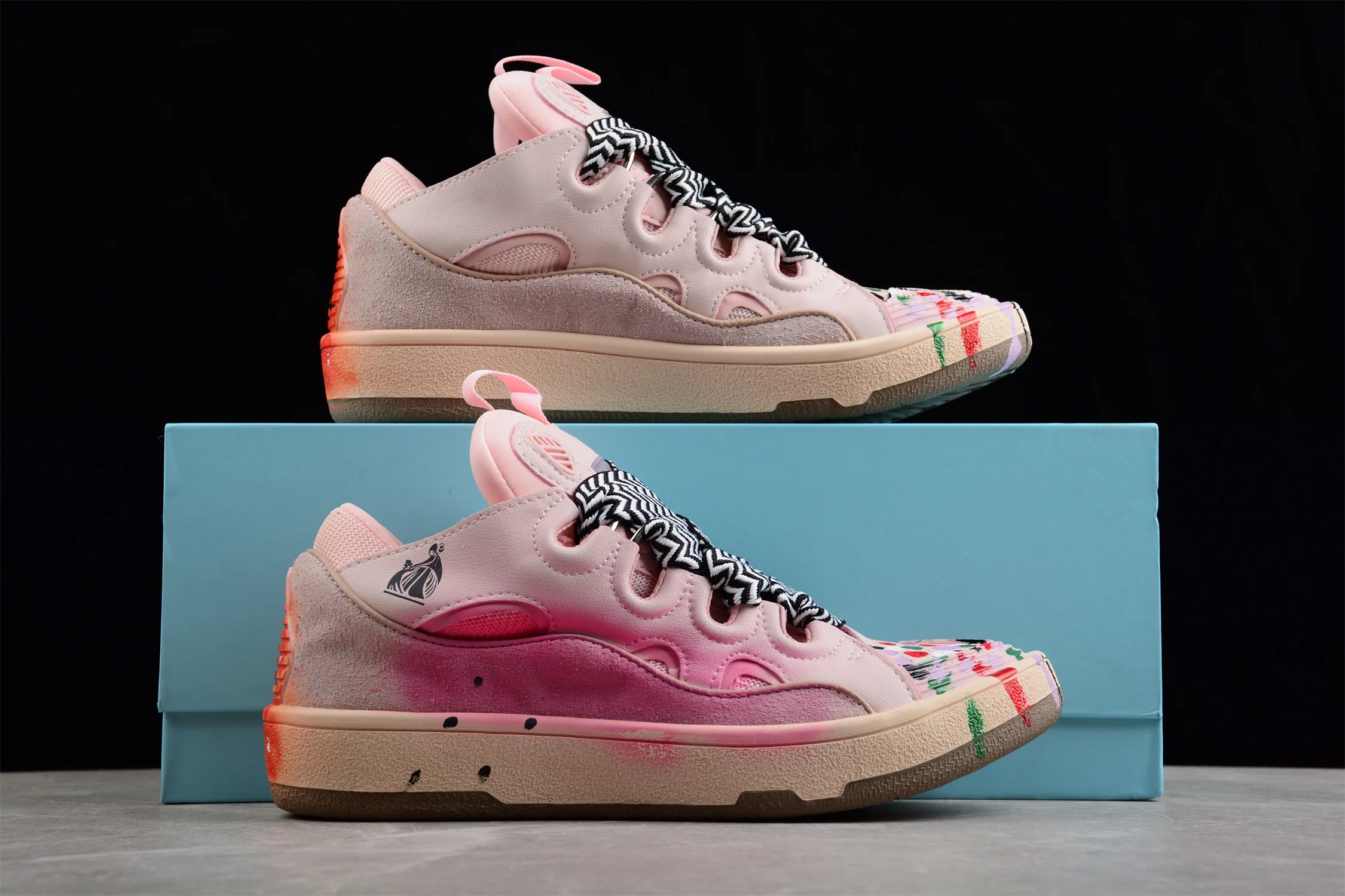 Vibrant Pink Low Top Sneakers - Soul Replicas