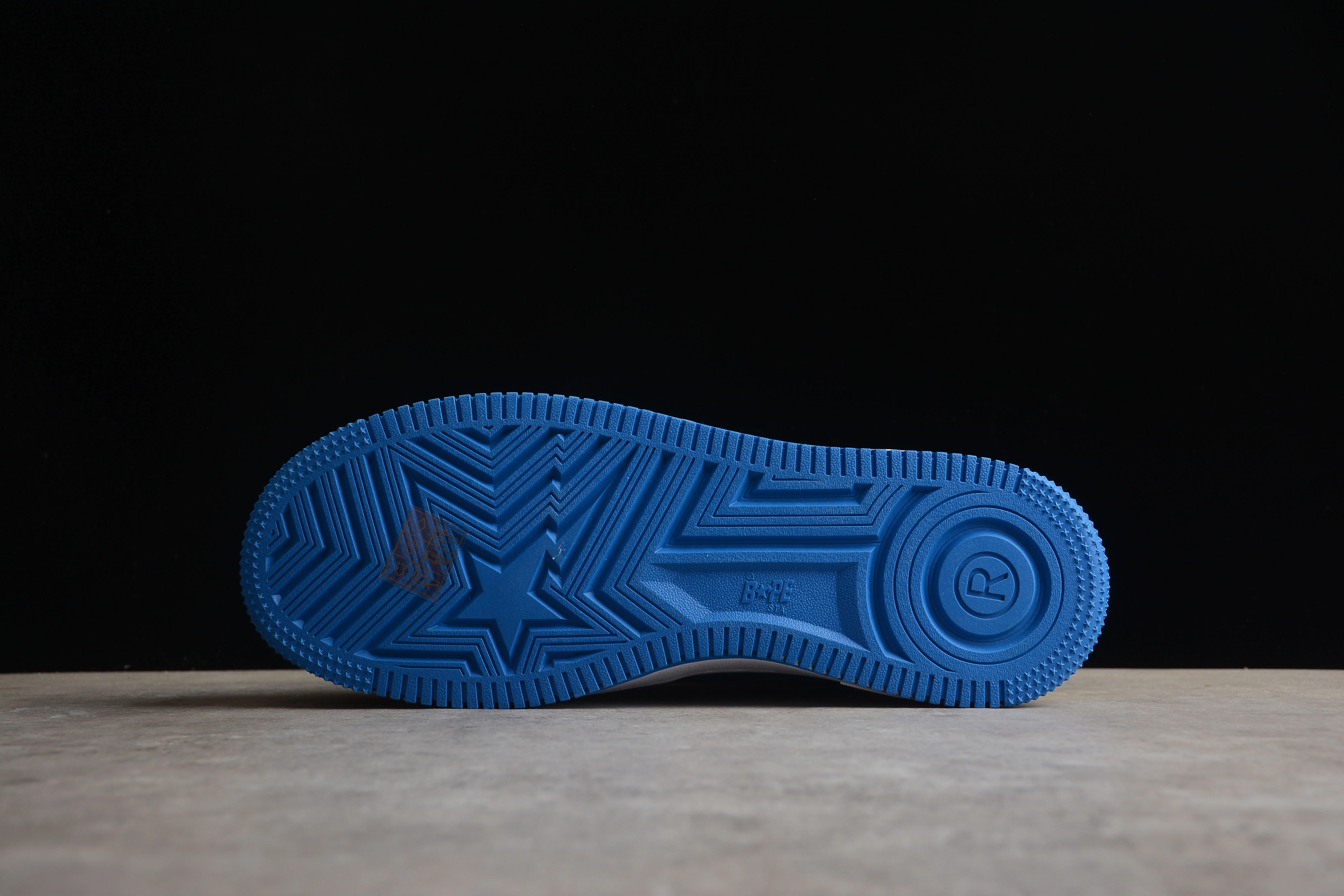 BAPE STA Low-Top Sneakers in Green, Blue, and Yellow - Soul Replicas