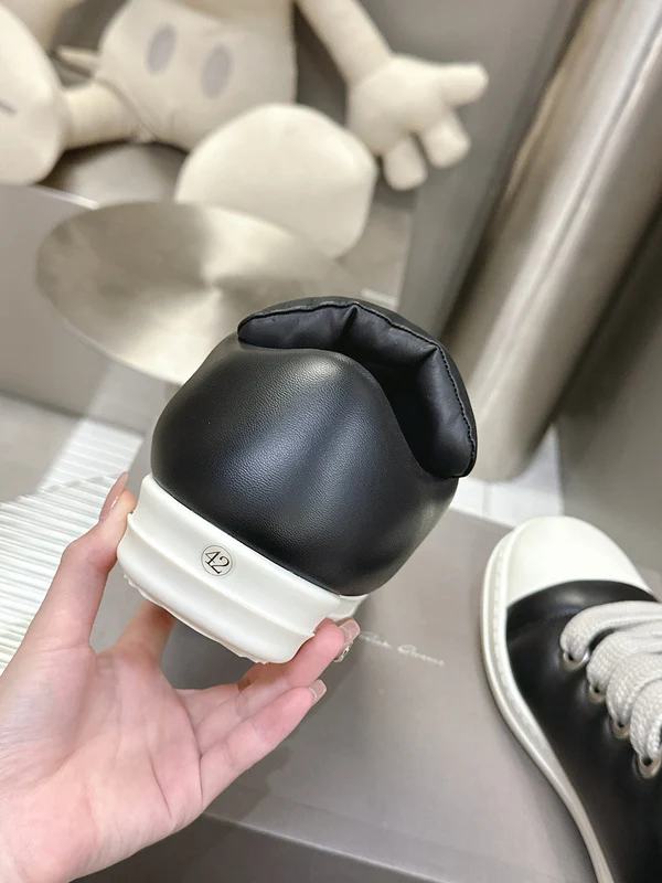 Rick Owens Black Low-Top Sneakers - Soul Replicas