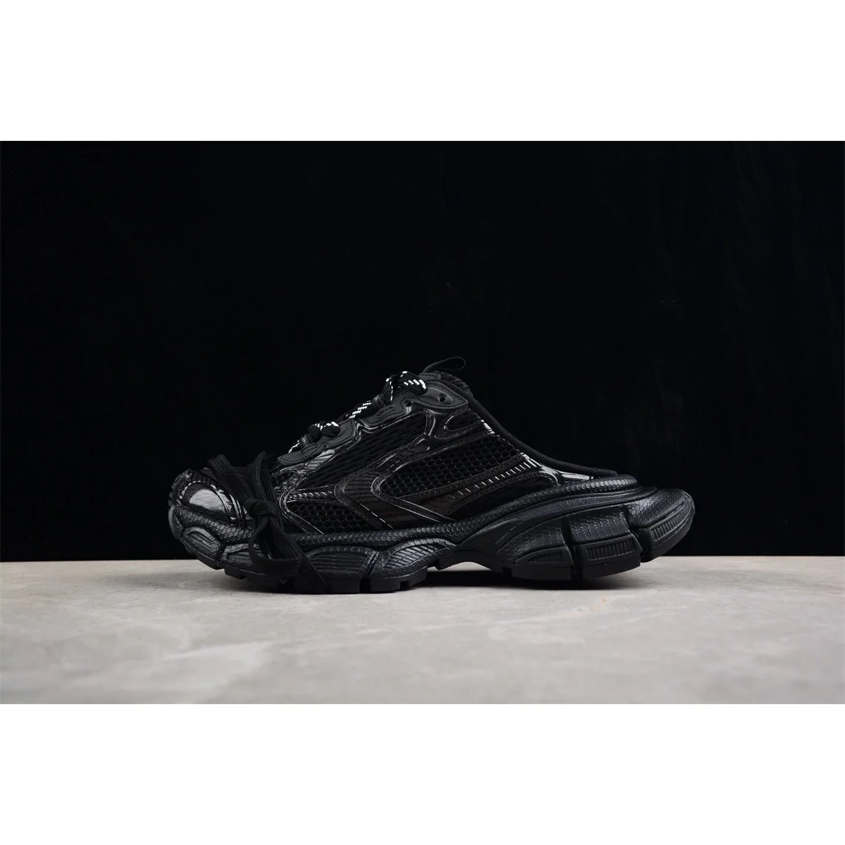 BALENCIAGA 3XL MULE x ALL BLACK - Soul Replicas