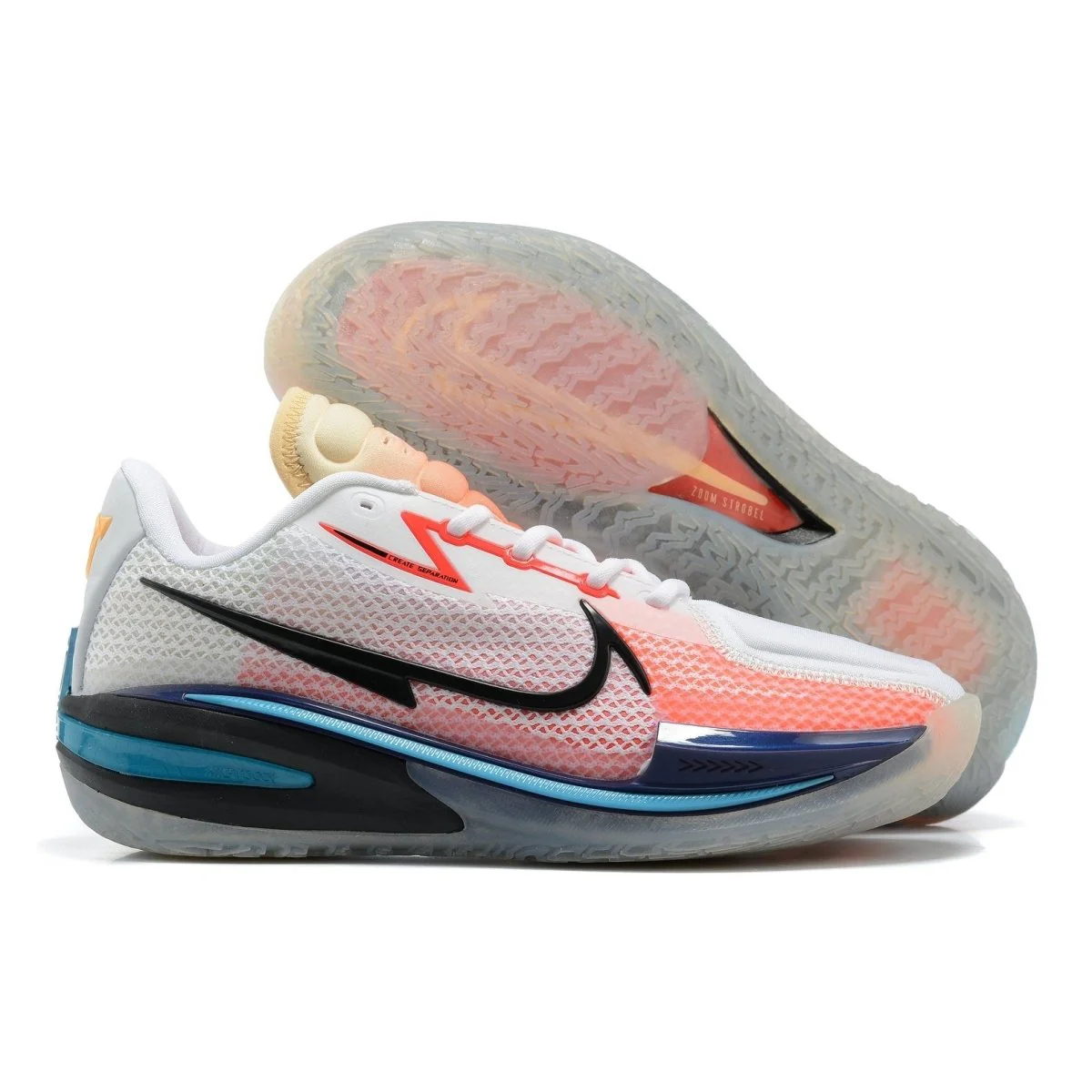 NIKE AIR ZOOM G.T. CUT x WHITE BLACK LASER BLUE - Soul Replicas