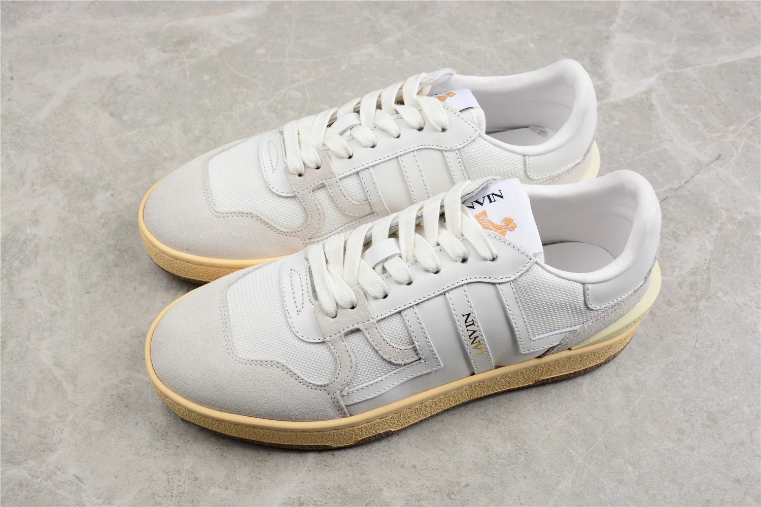 Lanvin Mesh and Suede Sneakers - Soul Replicas