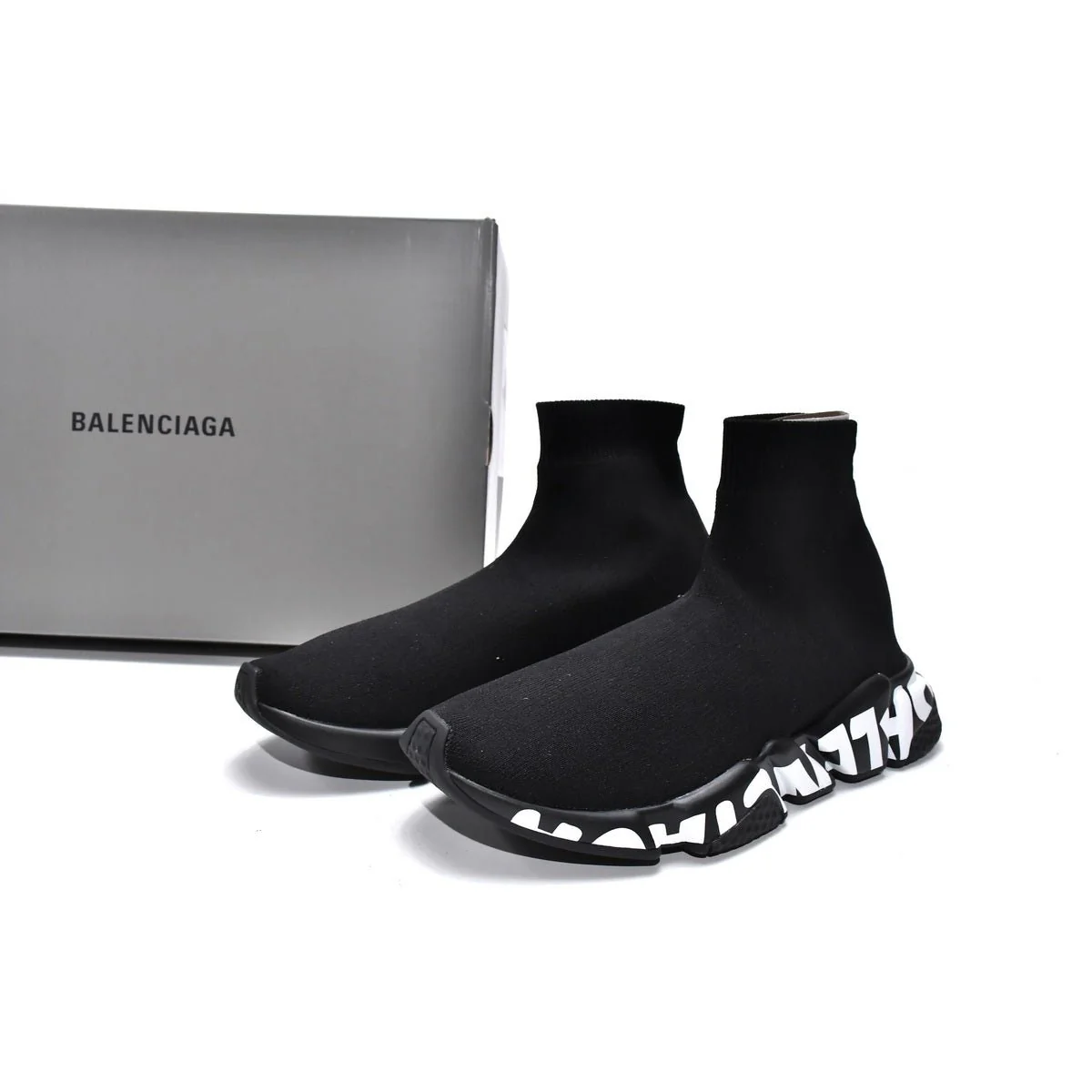 BALENCIAGA SPEED GRAFFITI TRAINER x BLACK - Soul Replicas