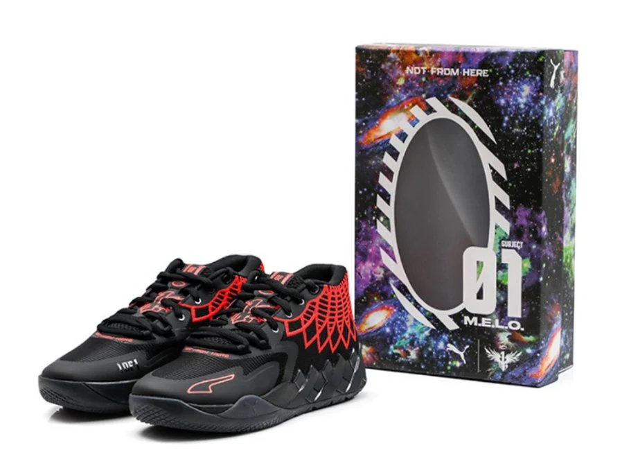 PUMA LAMELO BALL MB.01 x BLACK RED BLAST - Soul Replicas