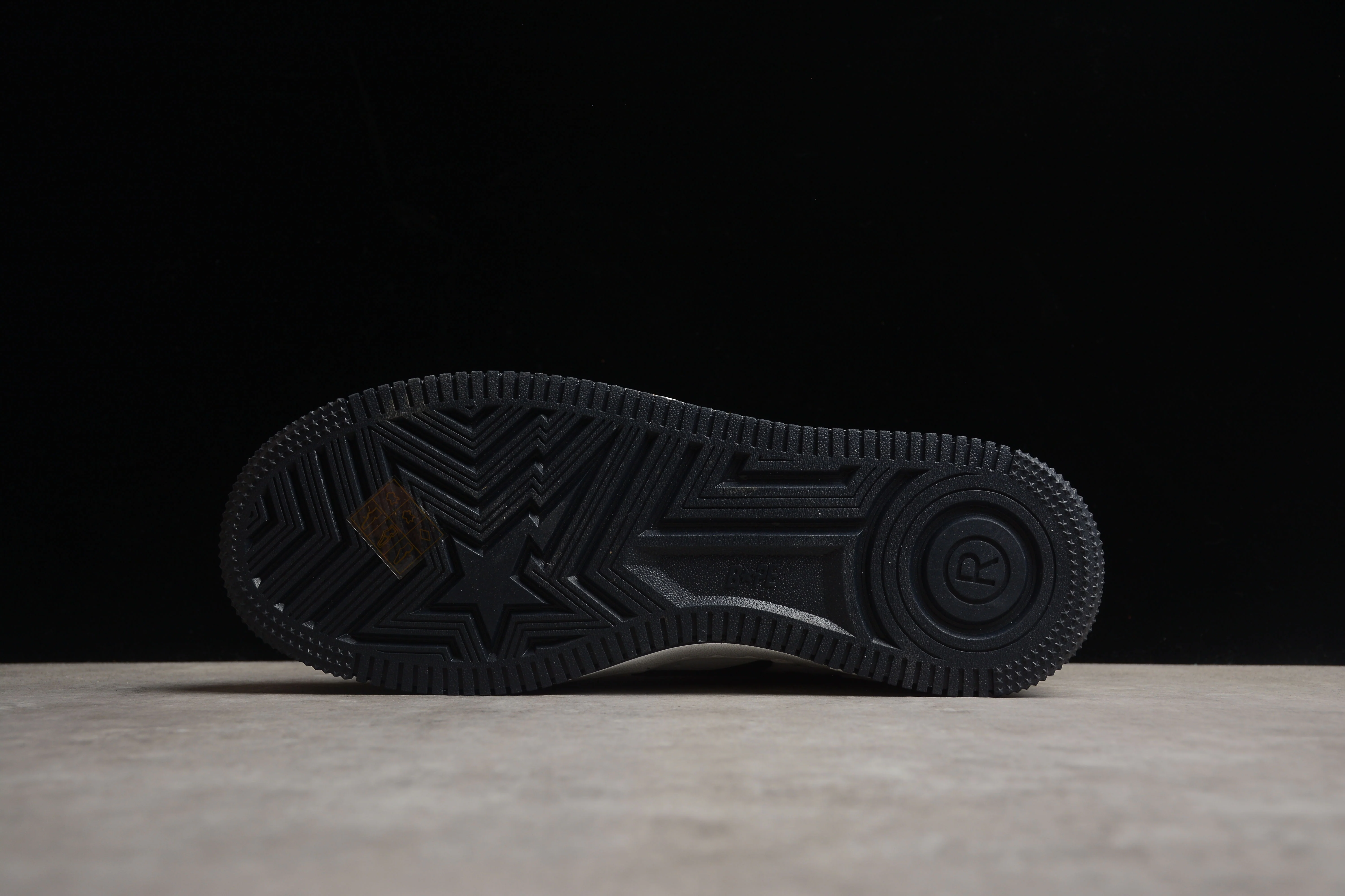 BAPE STA Low-Top White and Black Sneakers - Soul Replicas