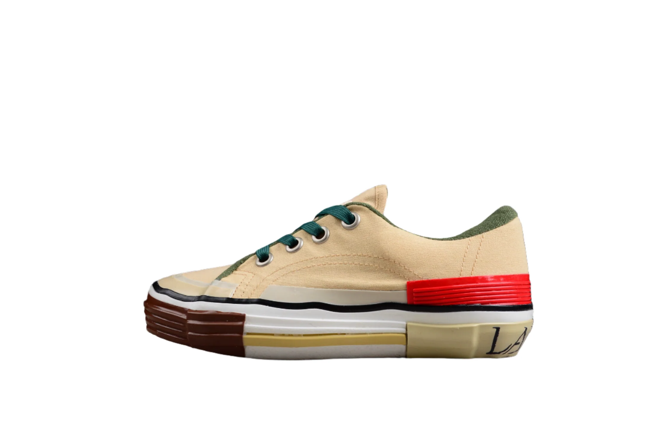 Multi-Color Canvas Low Top Sneakers - Soul Replicas