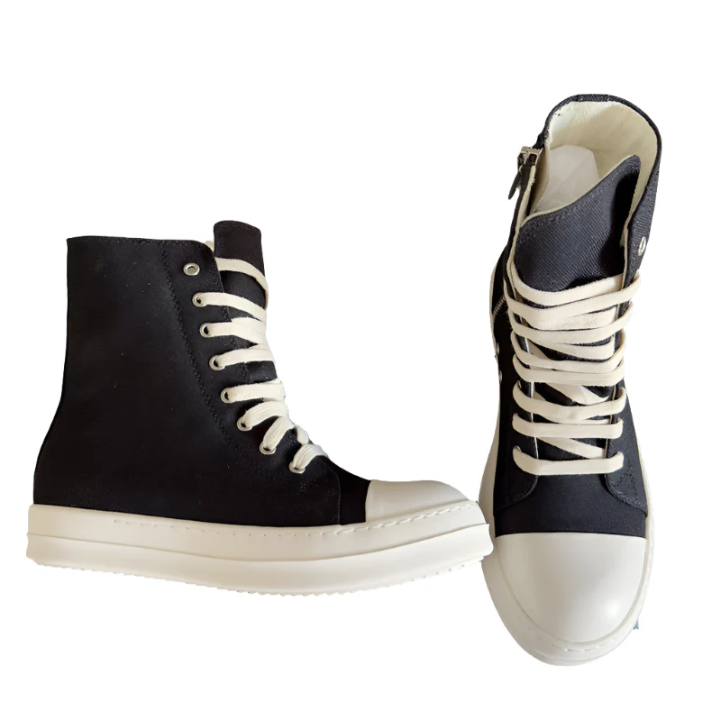Rick Owens Black High-Top Sneakers - Soul Replicas