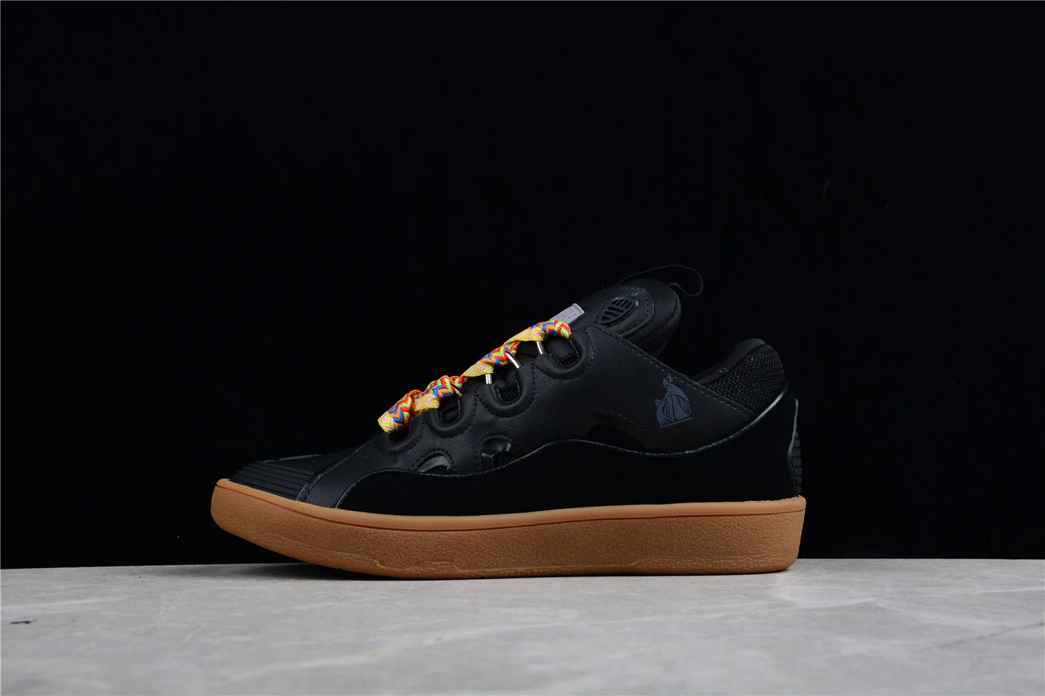 Lanvin Black and Gum Sole Sneaker - Soul Replicas