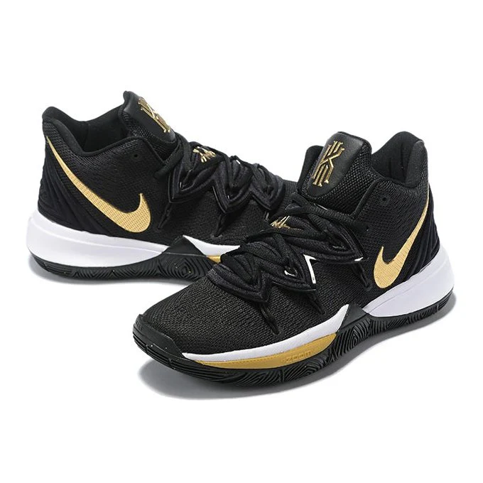 NIKE KYRIE 5 x BLACK METALLIC GOLD - Soul Replicas
