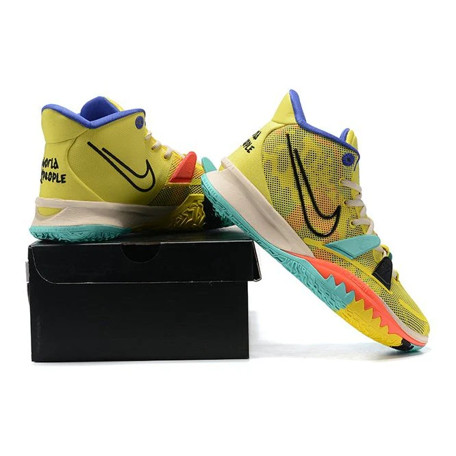 NIKE KYRIE 7 x 1 WORLD 1 PEOPLE YELLOW - Soul Replicas