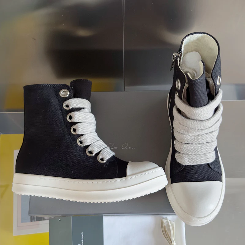 Rick Owens DRKSHDW Ramones High-Top Sneakers - Soul Replicas