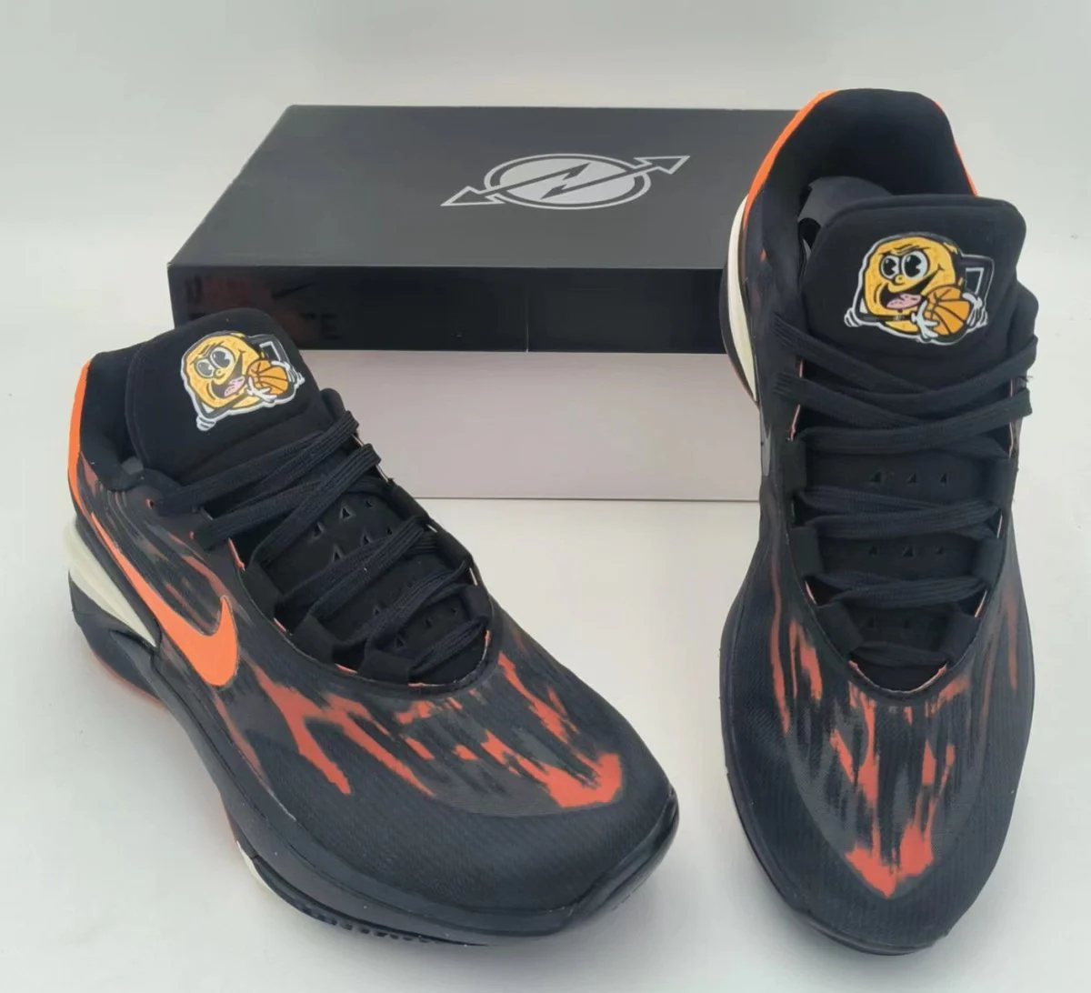NIKE AIR ZOOM G.T. CUT 2 x BLACK PHANTOM ORANGE - Soul Replicas