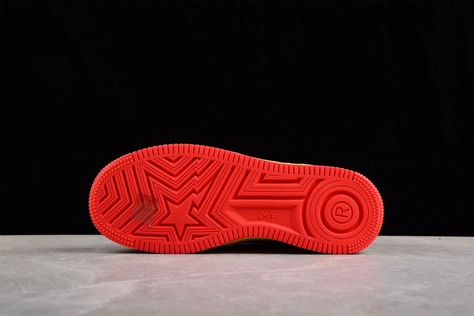 BAPE STA Low-Top Sneakers in Red and Yellow Iron Man Edition - Soul Replicas