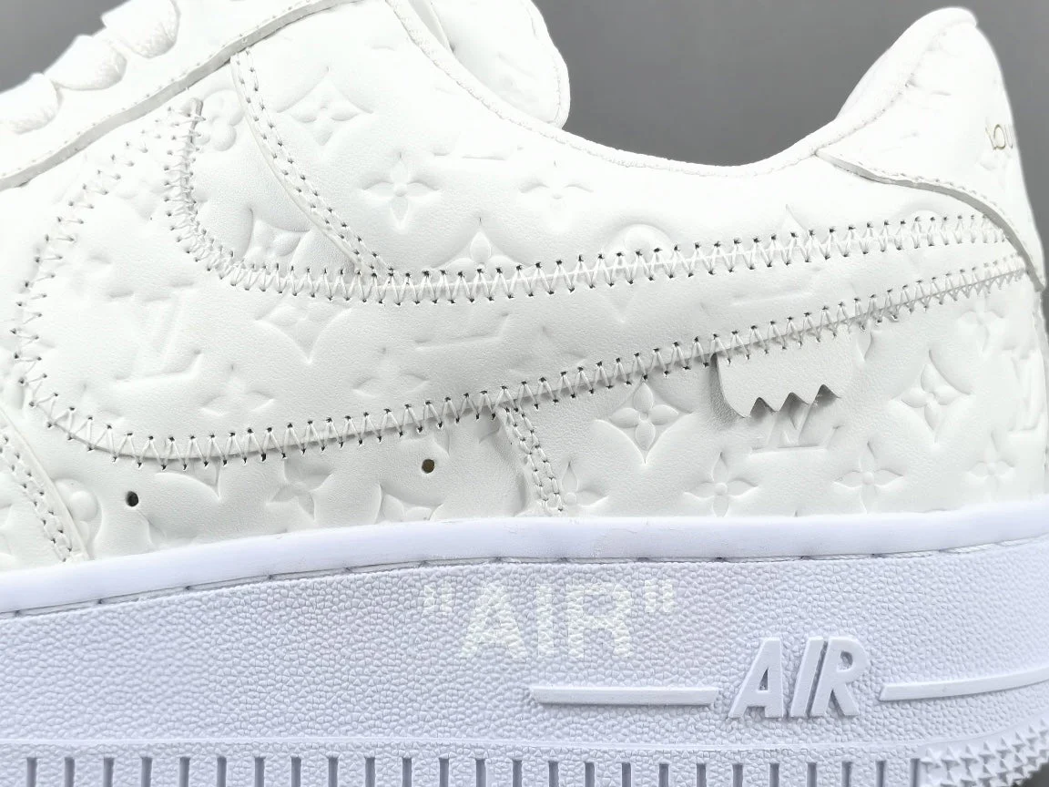 NIKE AIR FORCE 1 x LOUIS VUITTON WHITE - Soul Replicas