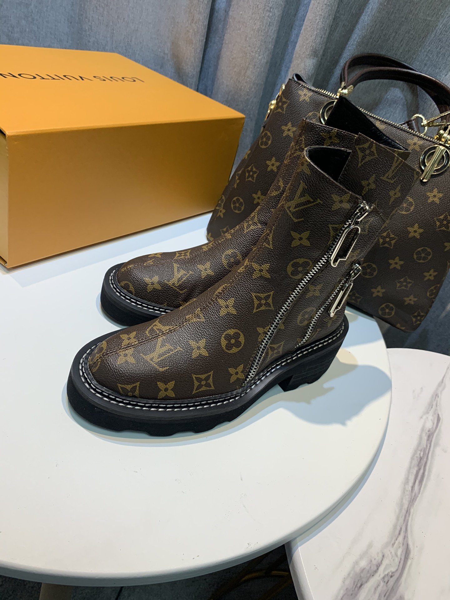 Louis Vuitton Women's Brand Boot Brown For Women LV - Soul Replicas