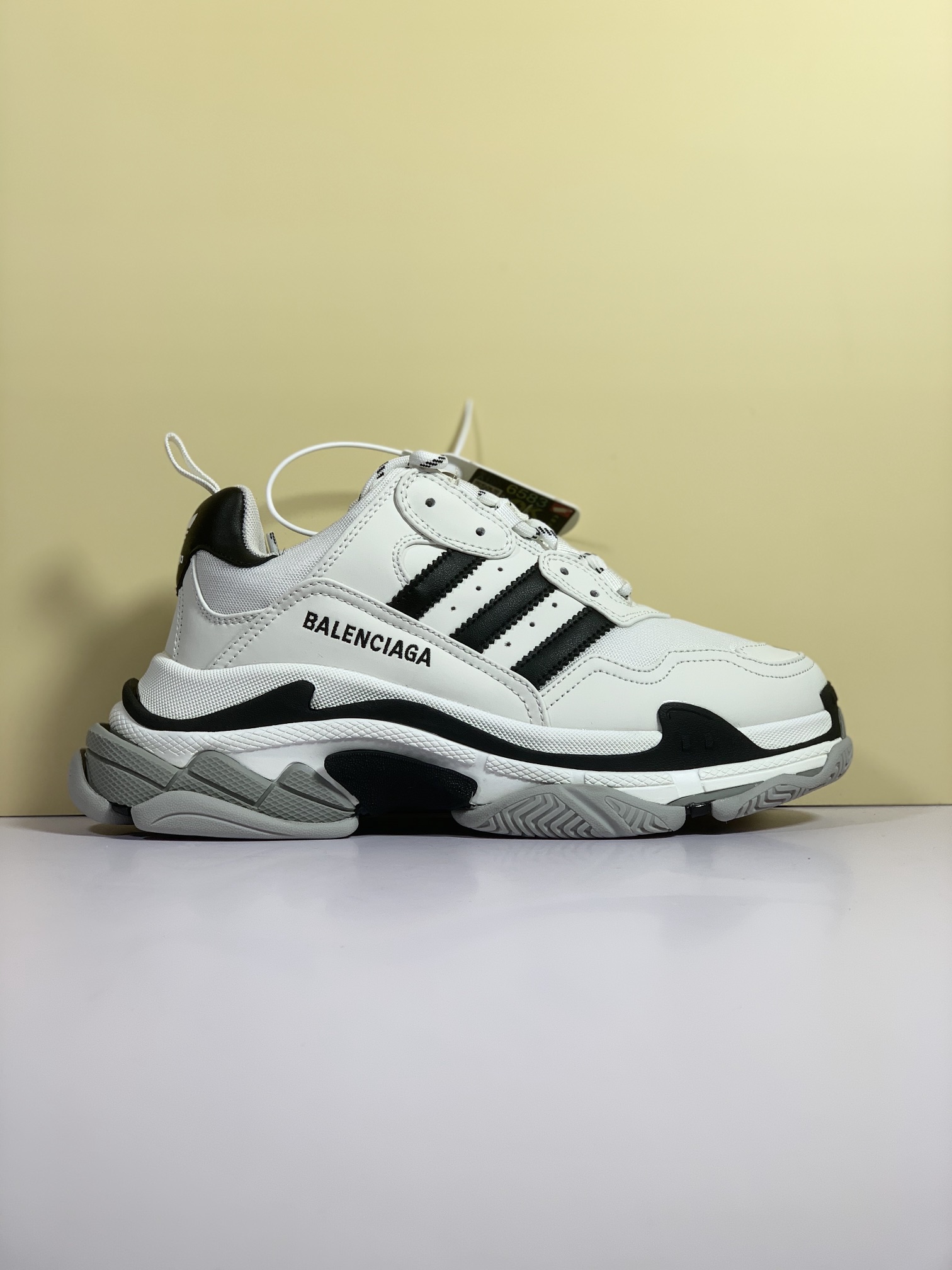 Balenciaga x Adidas Triple S Trainers White For Women - Soul Replicas