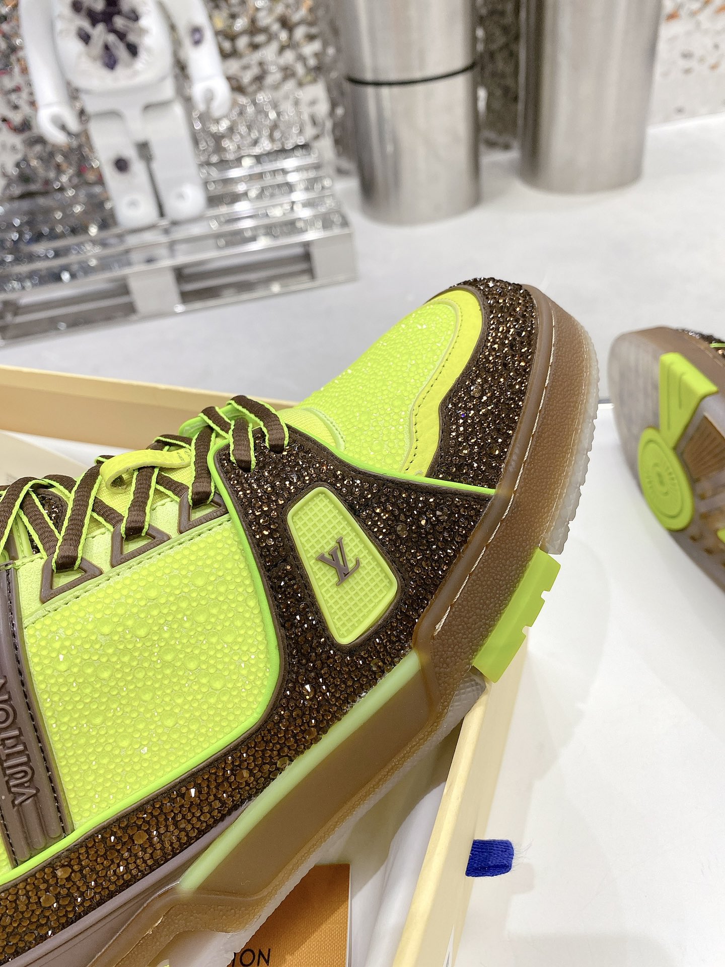 Louis Vuitton Women's LV Trainers Yellow For Women LV - Soul Replicas