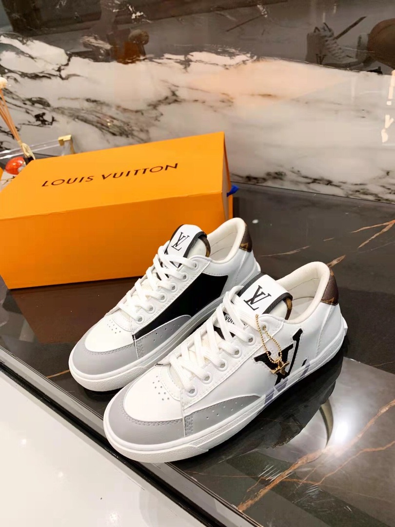 Louis Vuitton Charlie Sneaker Mix Of Recycled And Bio-Based Sustainable Materials Cacao Brown For Women LV 1A9JN8 - Soul Replicas