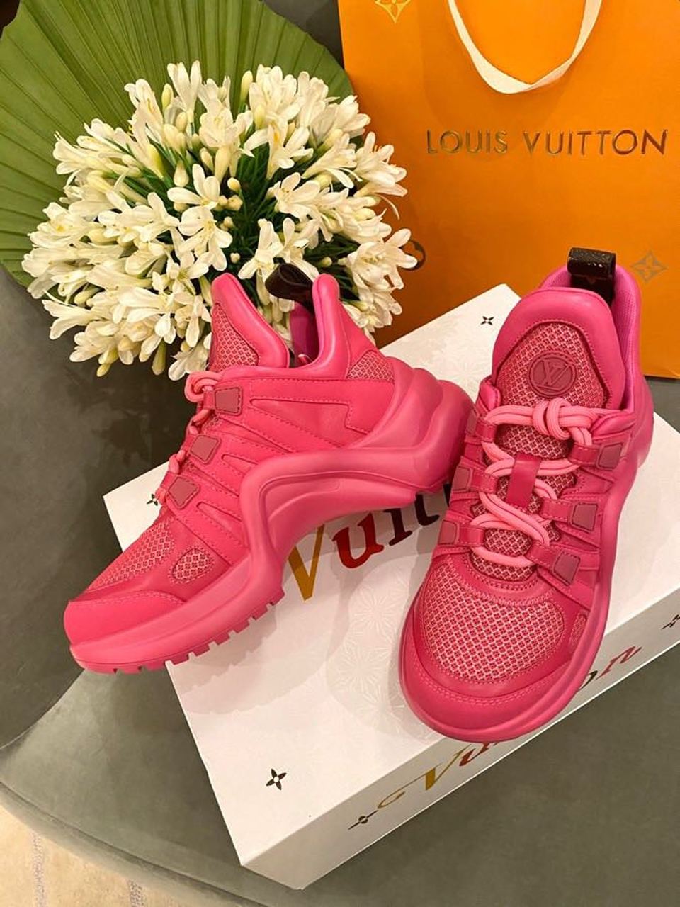 Louis Vuitton LV Archlight Sneaker Pink For Women LV - Soul Replicas