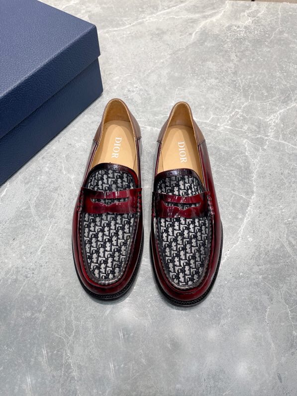 Christian Dior Explorer Loafer Red For Men CD - Soul Replicas