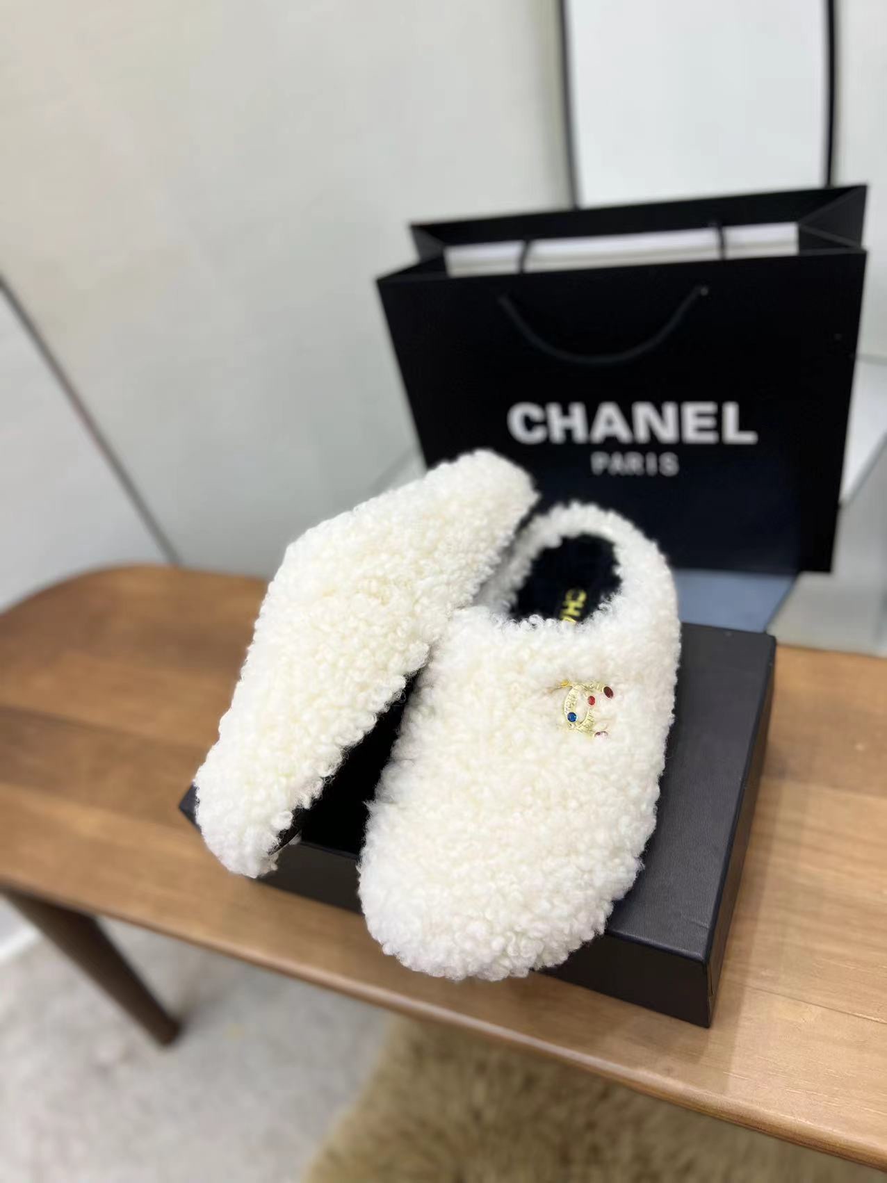 Chanel Women's Mules White For Women - Soul Replicas