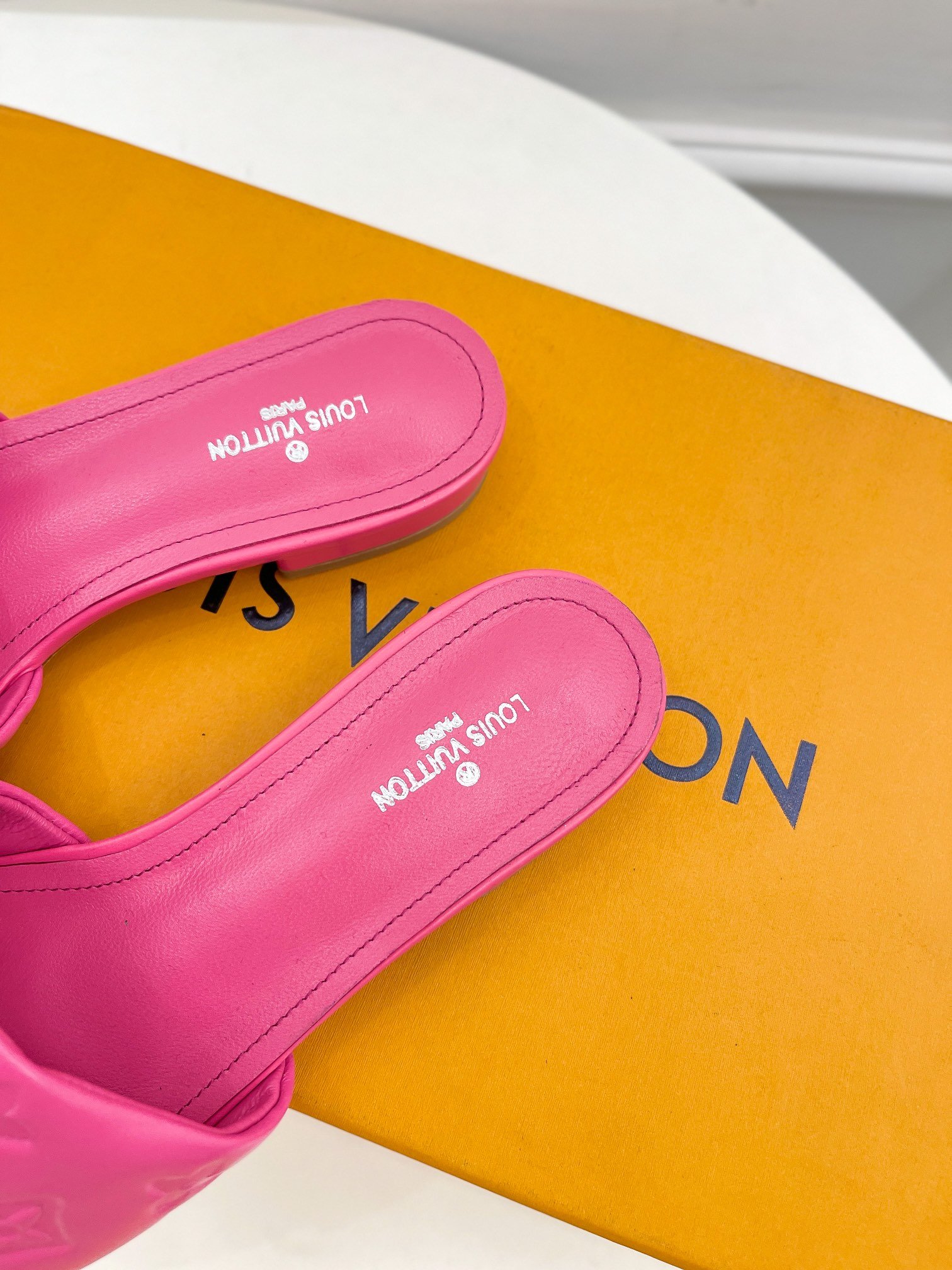 Louis Vuitton Women's Revival Flat Mule Pink For Women LV 1A9PAX - Soul Replicas