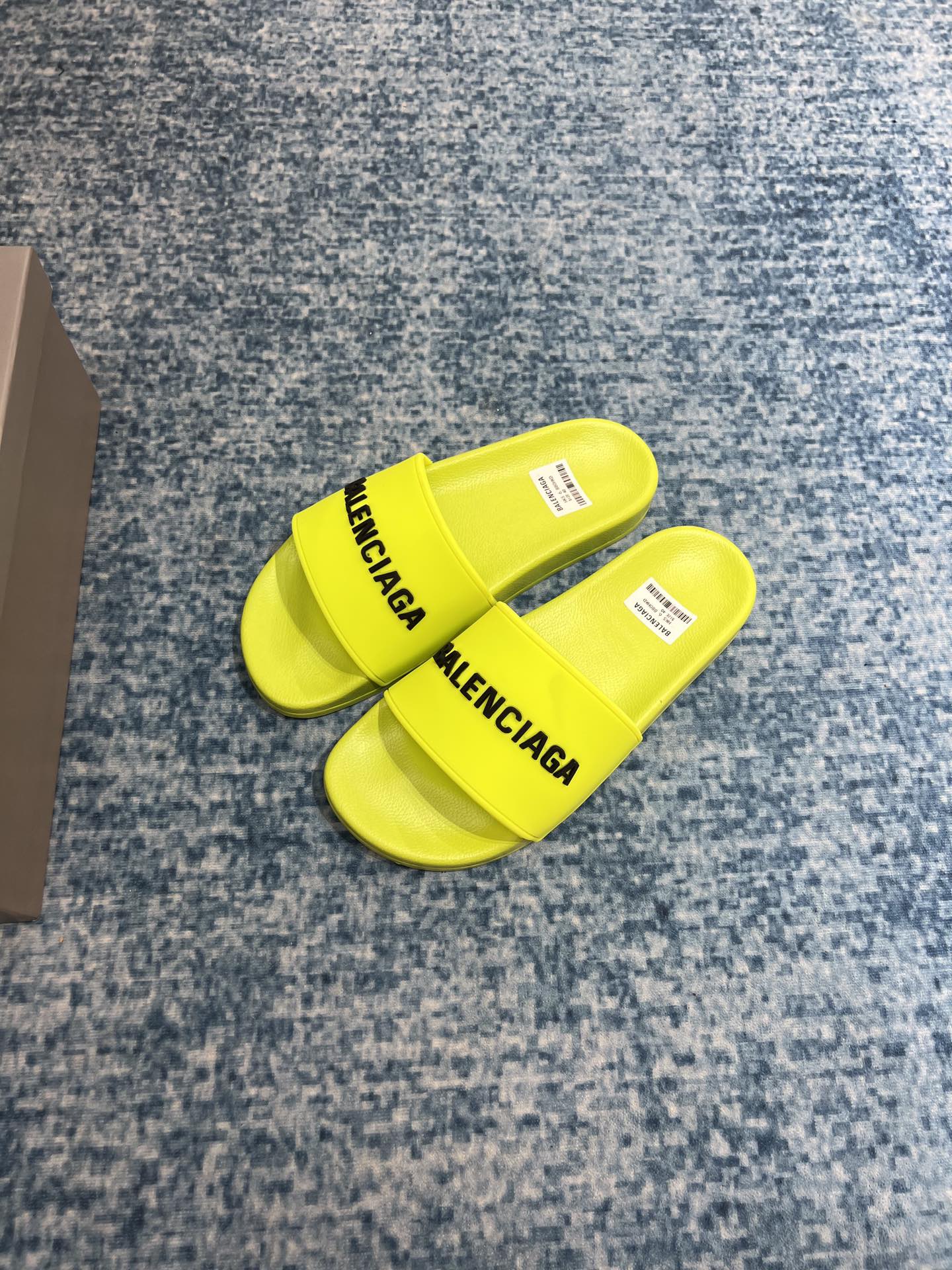 Balenciaga Pool Slide Sandal Yellow For Women - Soul Replicas
