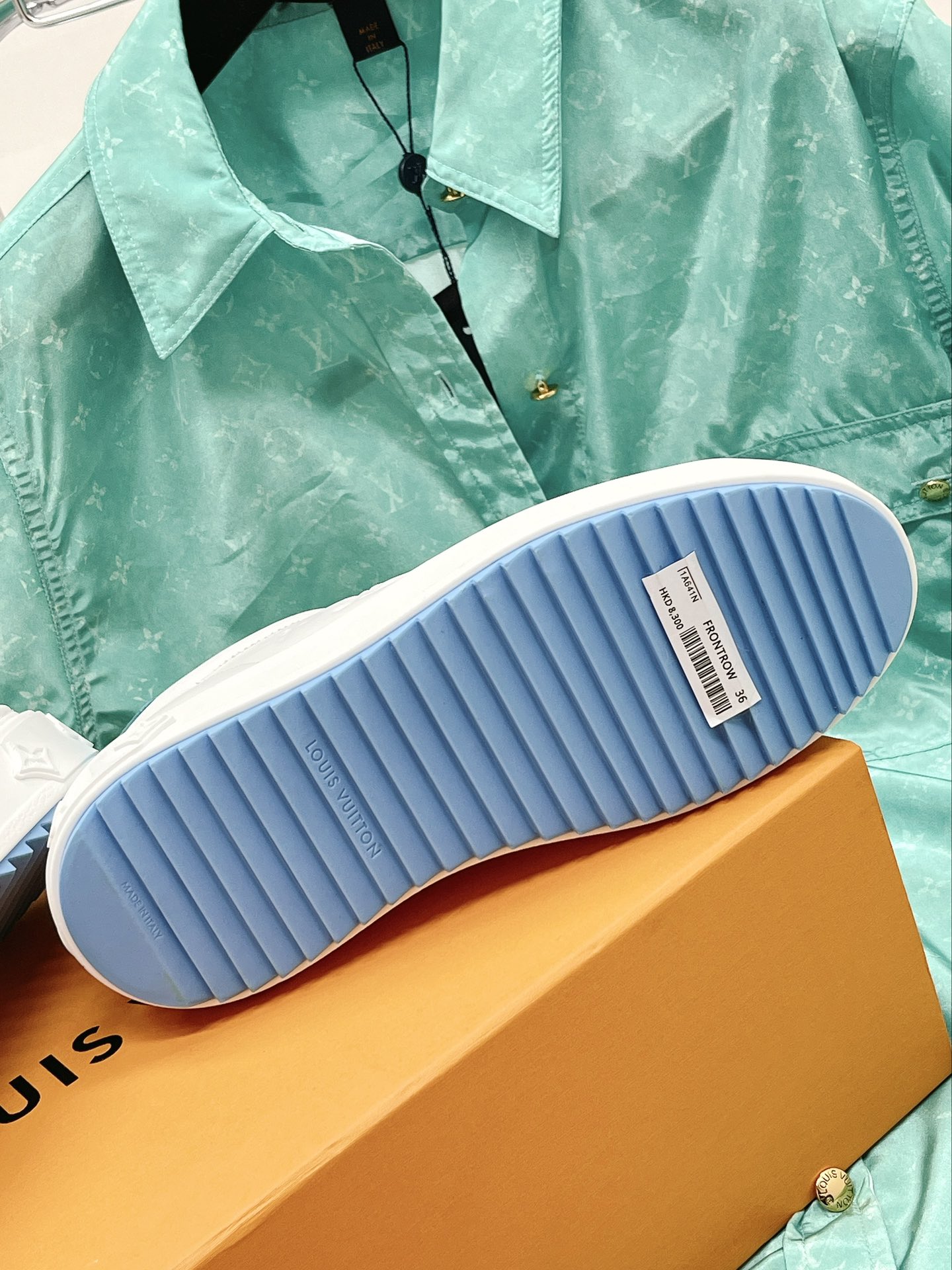 Louis Vuitton Women's Time Out Sneaker Blue For Women LV 1AADNP - Soul Replicas