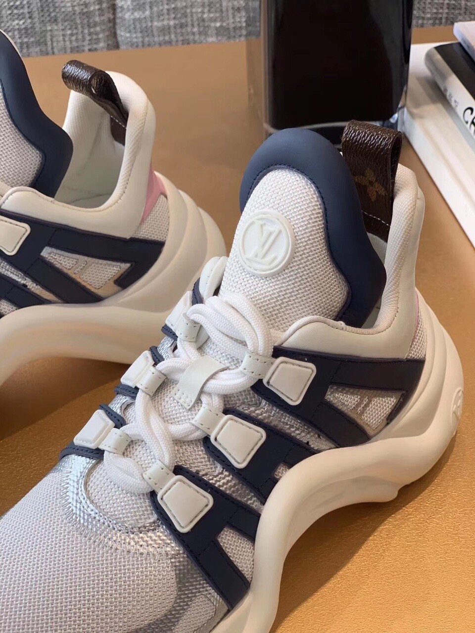 Louis Vuitton LV Archlight Sneaker Monogram Material Blue/White For Women LV - Soul Replicas