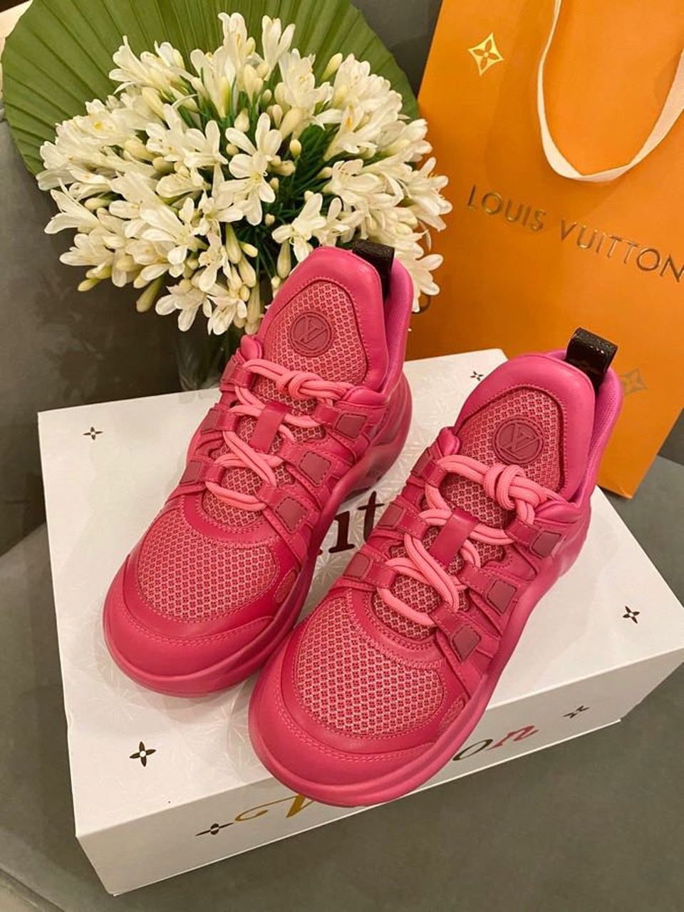 Louis Vuitton LV Archlight Sneaker Pink For Women LV - Soul Replicas