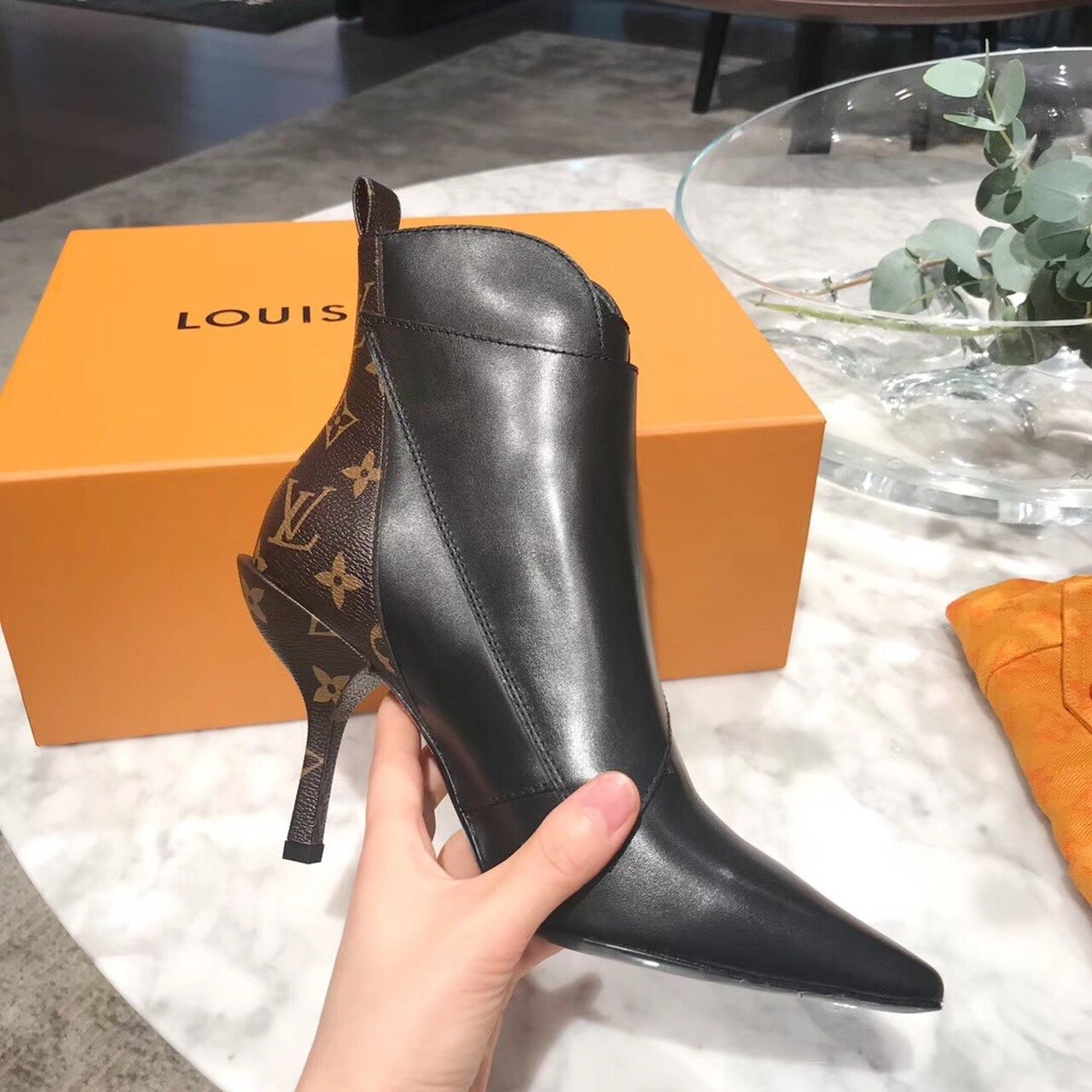 Louis Vuitton LV Janet Ankle Boot Black For Women LV - Soul Replicas