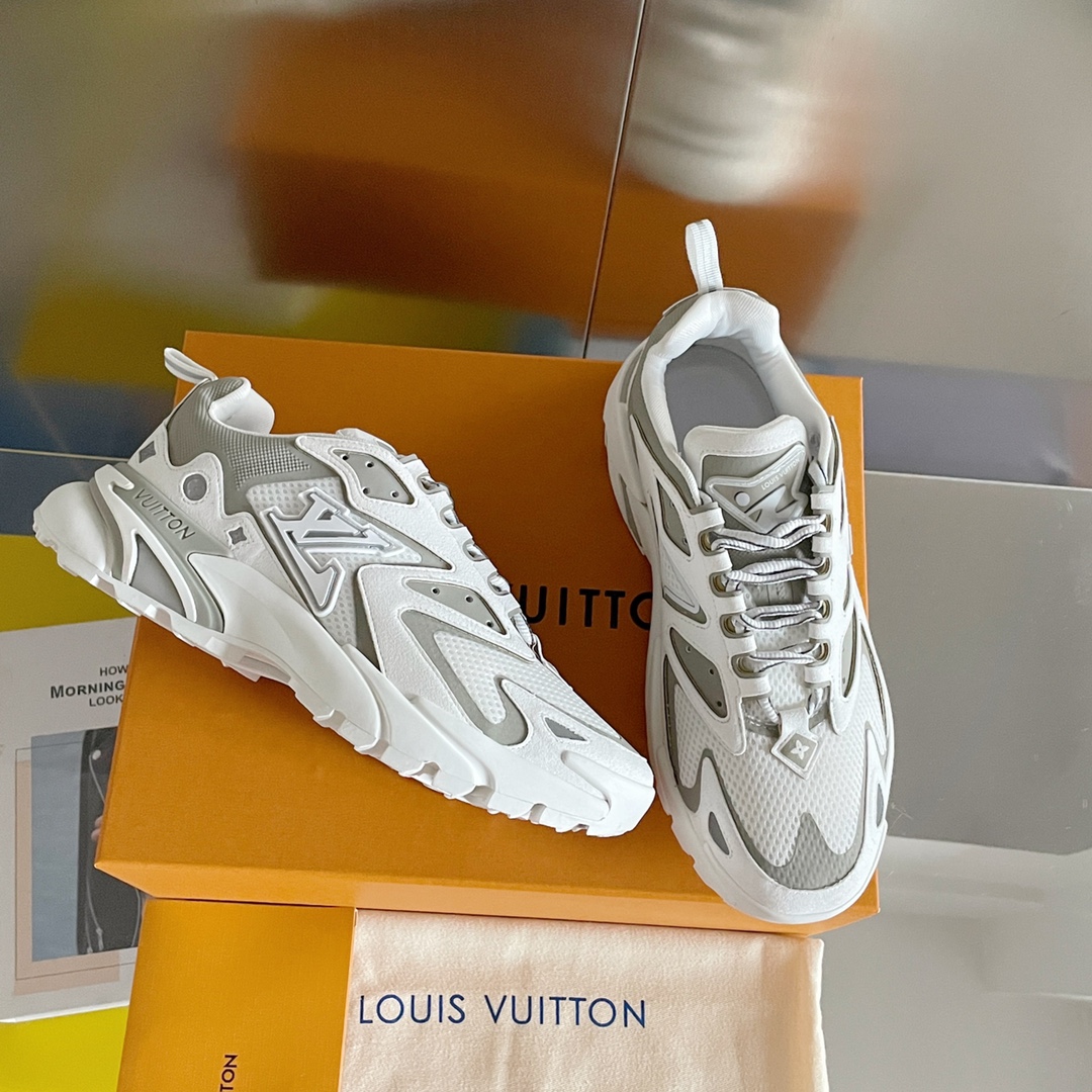 Louis Vuitton Women's LV Runner Tatic Sneaker White For Women LV 1A9TUZ - Soul Replicas