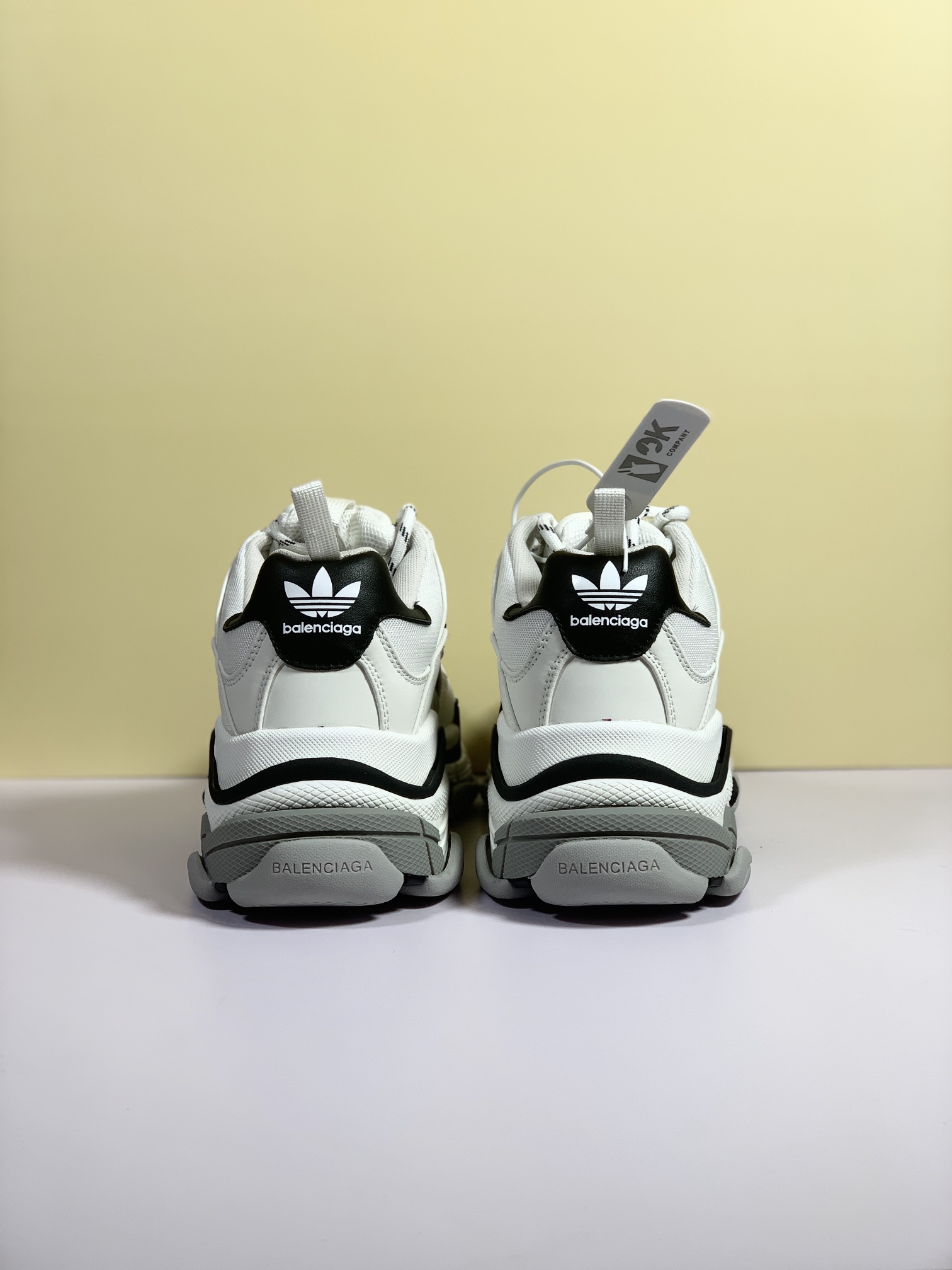 Balenciaga x Adidas Triple S Trainers White For Women - Soul Replicas