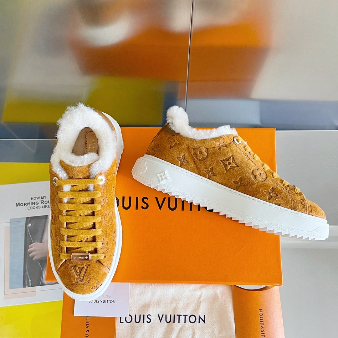 Louis Vuitton Women's Time Out Sneaker Brown For Women LV - Soul Replicas