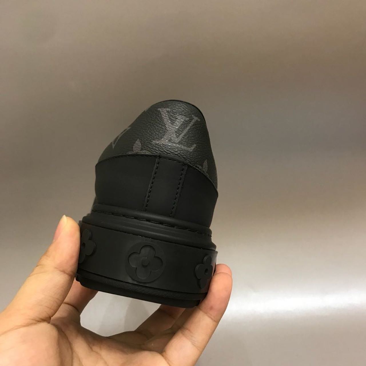 Louis Vuitton Time Out Sneaker Black For Women LV - Soul Replicas