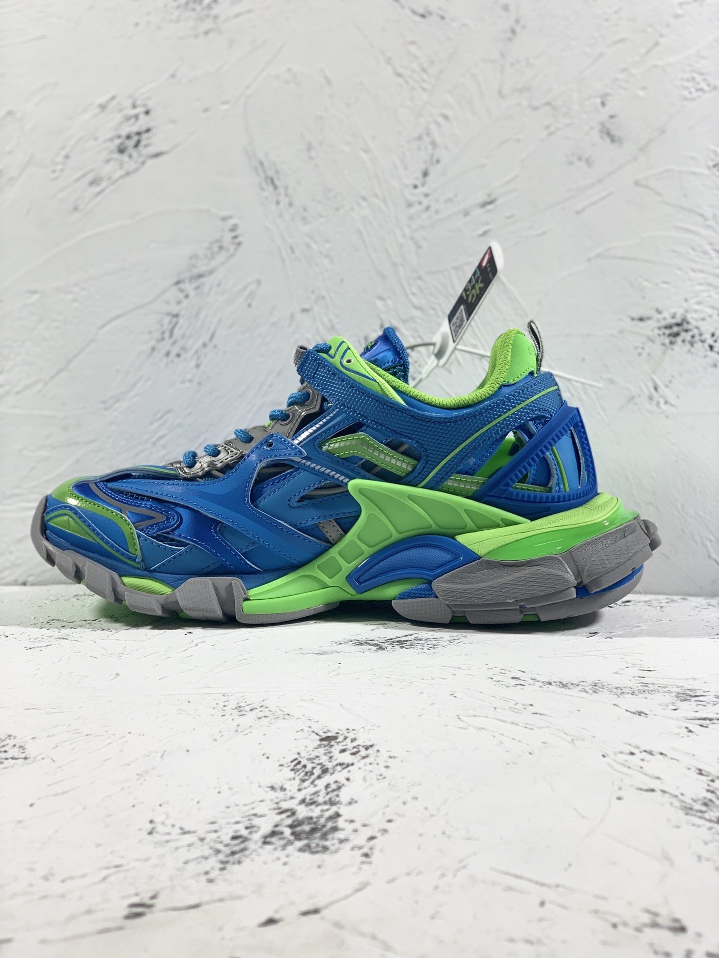 Balenciaga Track.2 Clear Sole Trainers Blue For Women - Soul Replicas