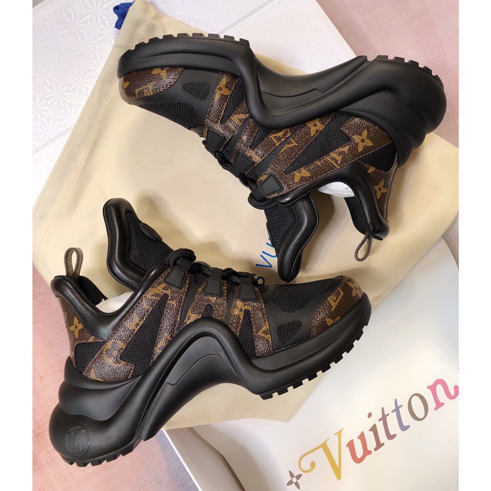 Louis Vuitton Women's LV Archlight Sneaker Black For Women LV 1A43LO - Soul Replicas