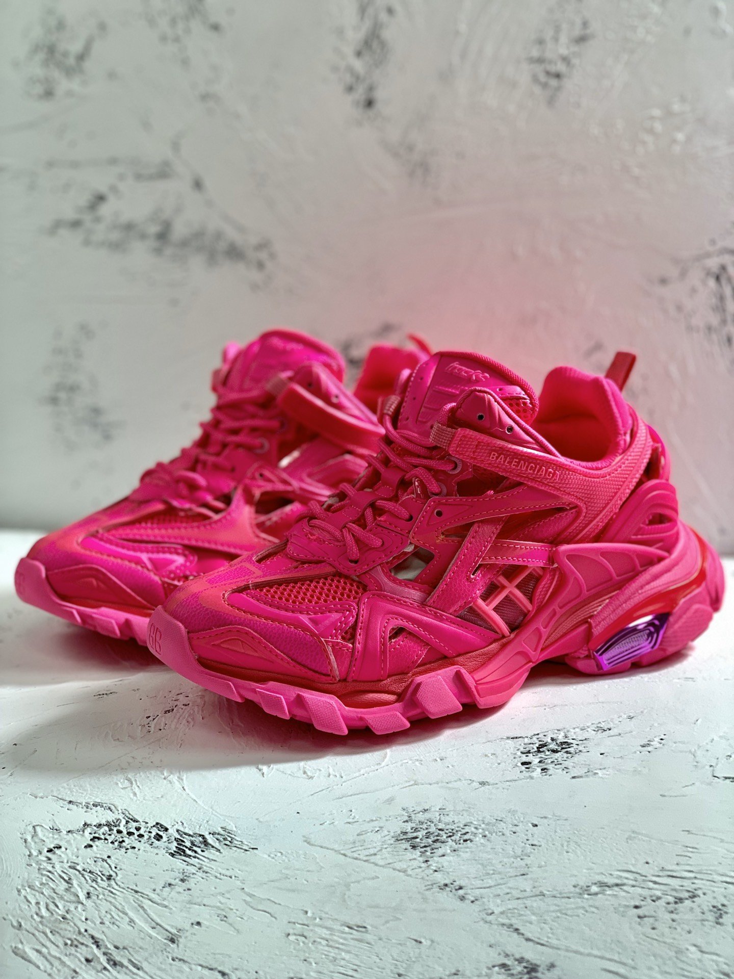 Balenciaga Track.2 Clear Sole Trainers PiNike For Women - Soul Replicas