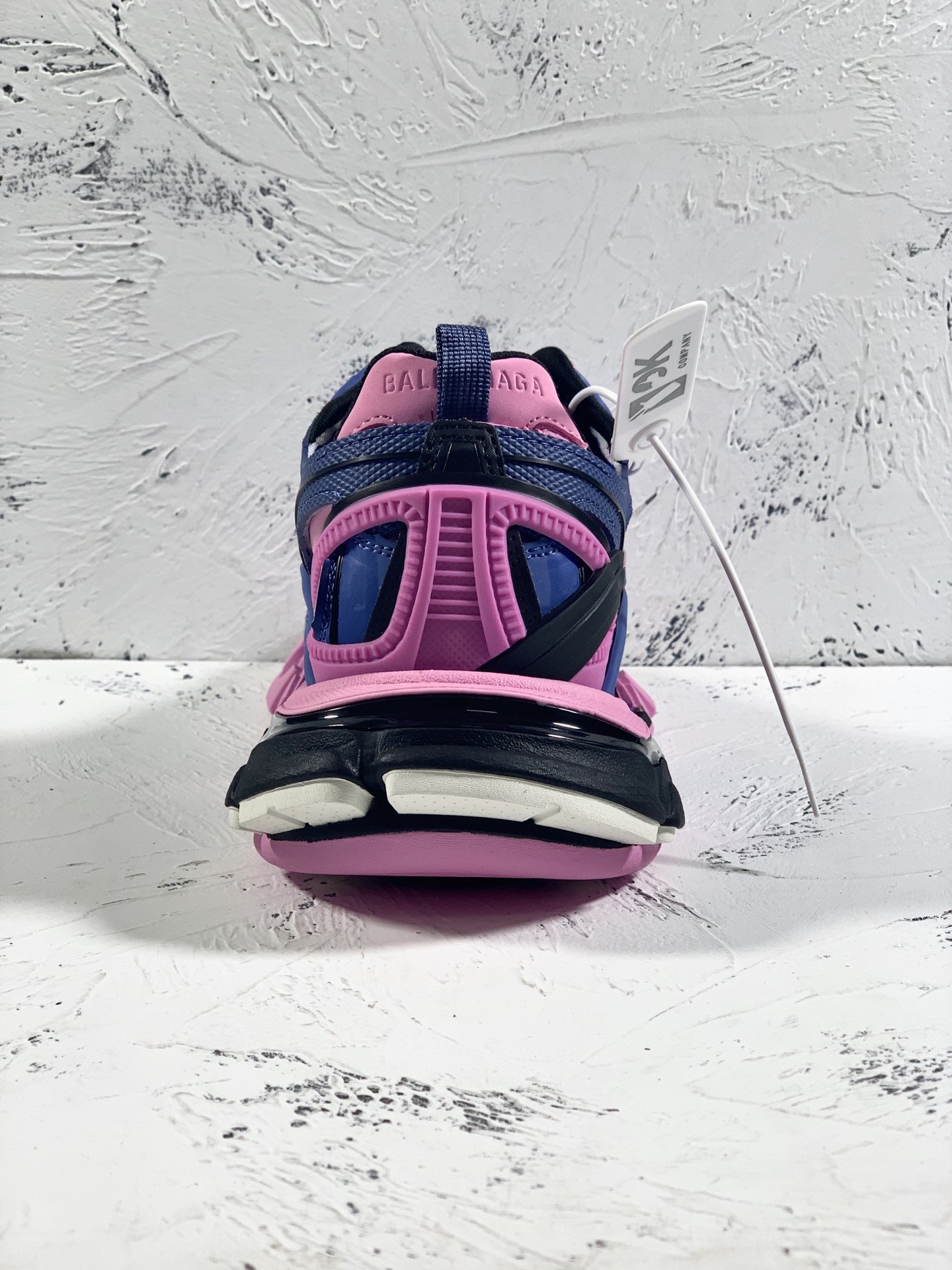 Balenciaga Track.2 Clear Sole Trainers Dark Purple For Women - Soul Replicas