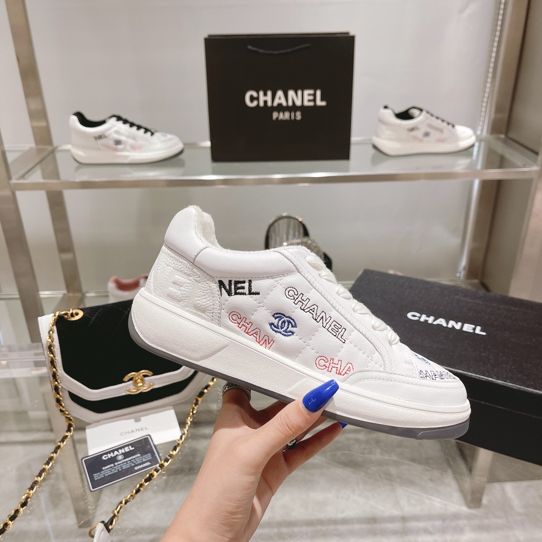 CHANEL WOMEn's Sneakers White For Women - Soul Replicas