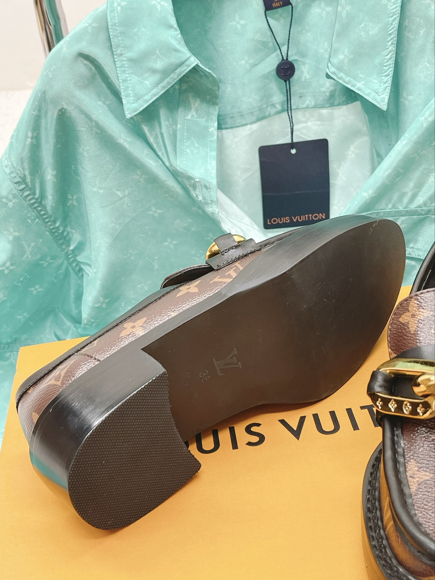 Louis Vuitton Women's Academy Loafer Brown For Women LV - Soul Replicas